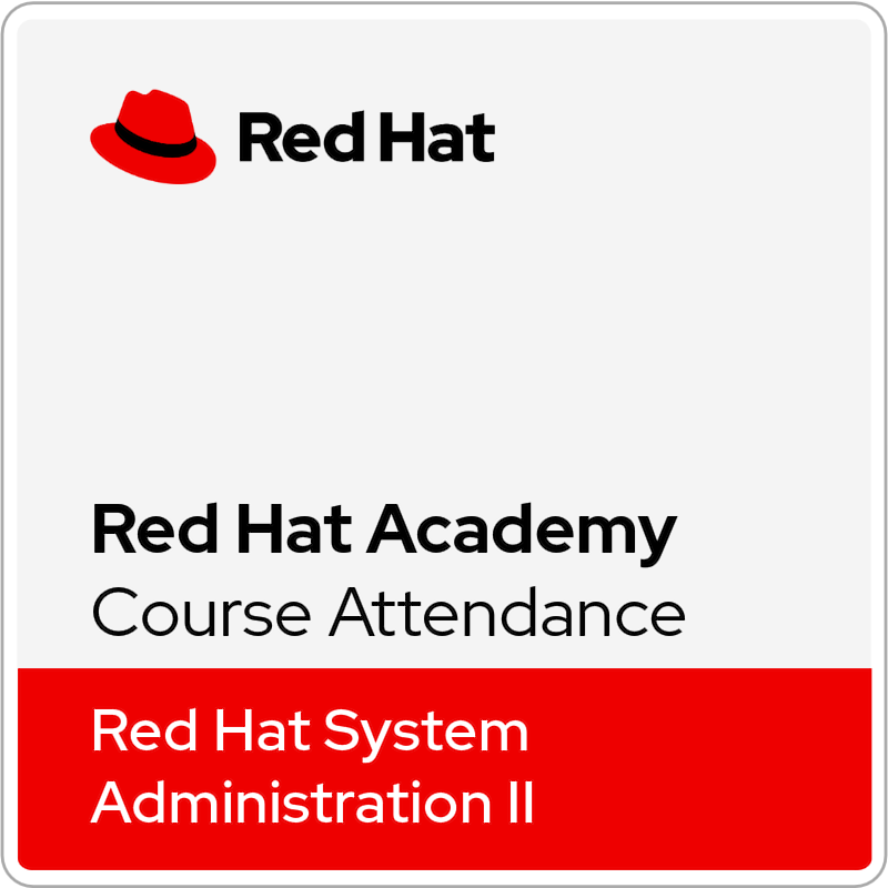 Red Hat System Administration II Badge
